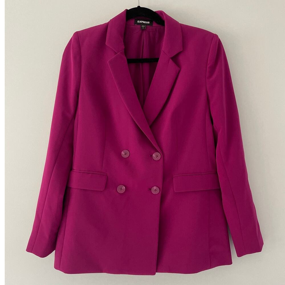 Pink Express Double Breasted Jacket Medium - image 1
